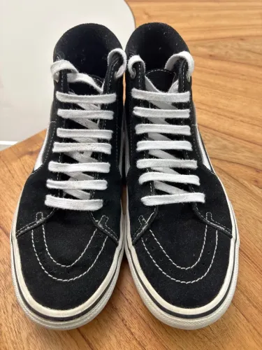 Tênis Vans Sk8-HI Black White Usado 42