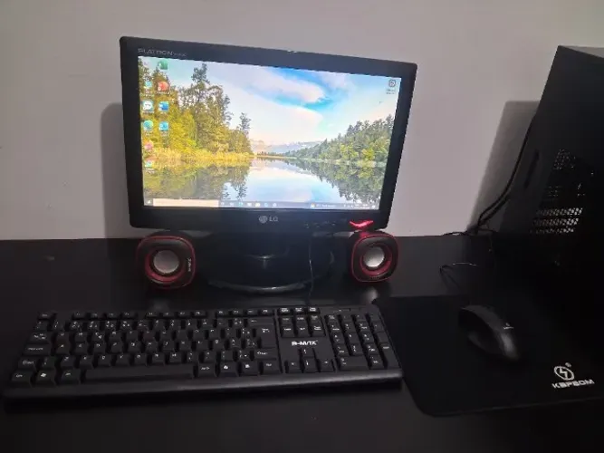PC Completo i5 + 8GB RAM + SSD | Monitor e Periféricos Novos 