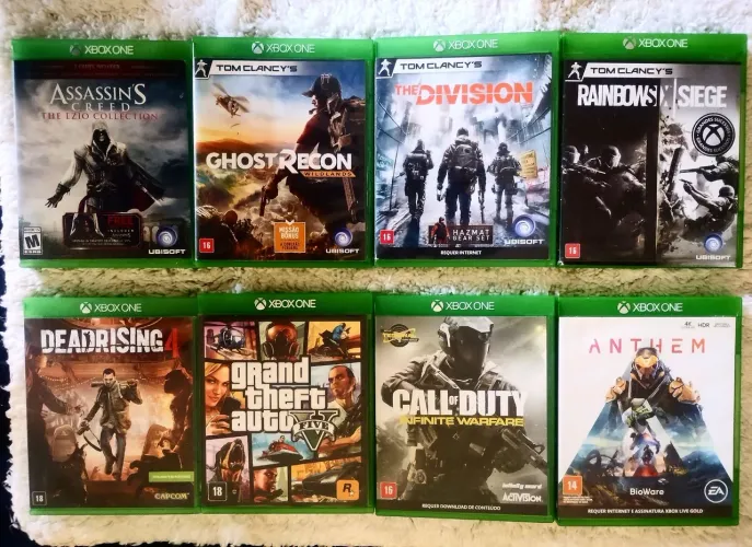 JOGOS XBOX ONE - MÍDIA FÍSICA (valores na descrição)
