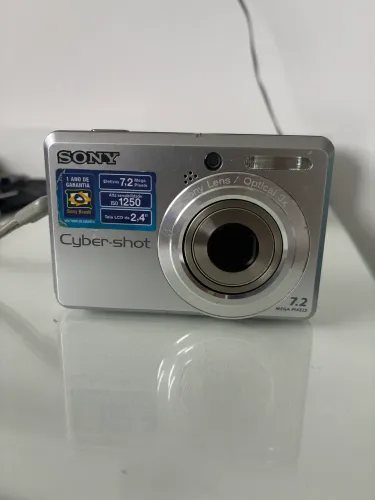 Câmera digital Sony CyberShot 7.2 MP Pilha