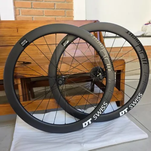 Par de Rodas Speed Carbono 50mm Disc - Rolamentos Cerâmicos - Novas