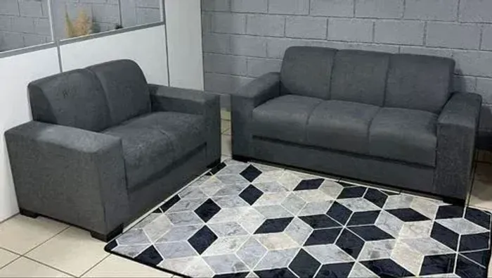 Conjunto Sofá Danúbio 2 e 3 Lugares - (Promoção)!