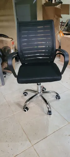 Cadeira Diretor C/Braço Office Preta Conthey