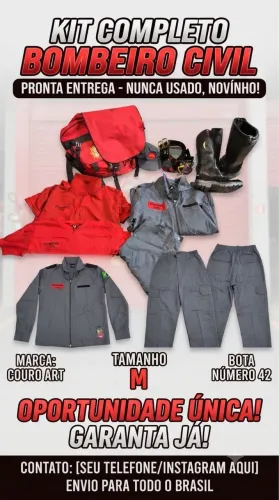 Kit Bombeiro Civil