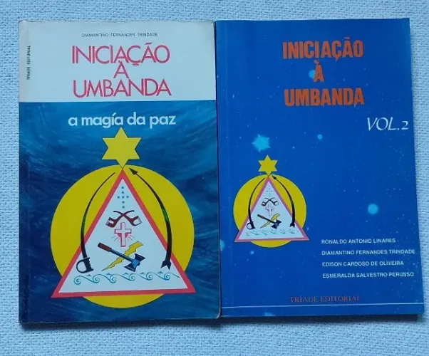 livros iniciação a umbanda vol.1 e 2 - 1986
