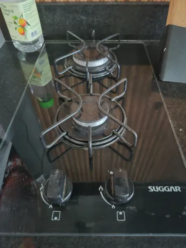 Vendo cooktop  de duas boca usado  apenas  2 vezes 