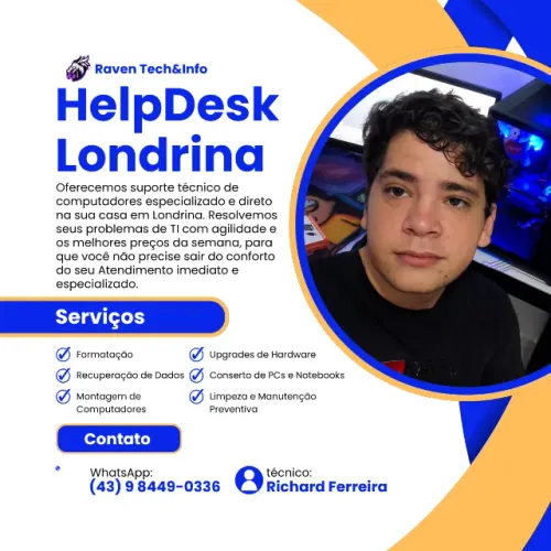 Técnico de Informática a Domicílio - Londrina 