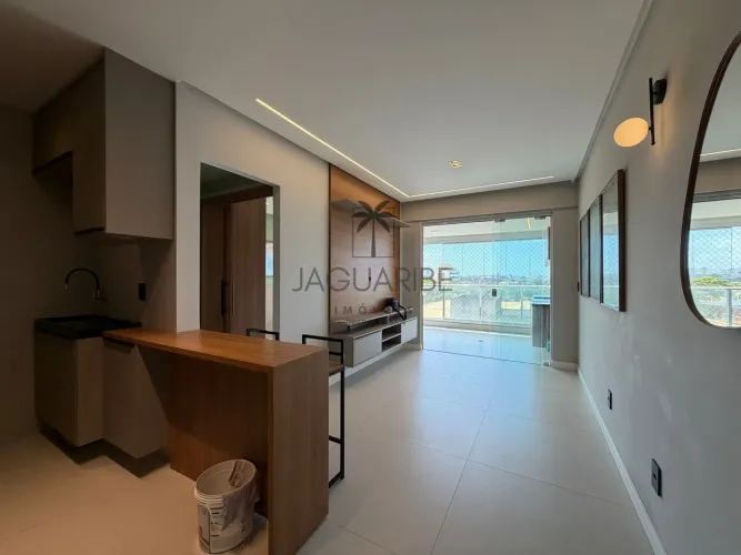 Piatã Residence - Excelente Apartamento Quarto e Sala com Vista Mar em Jaguaribe