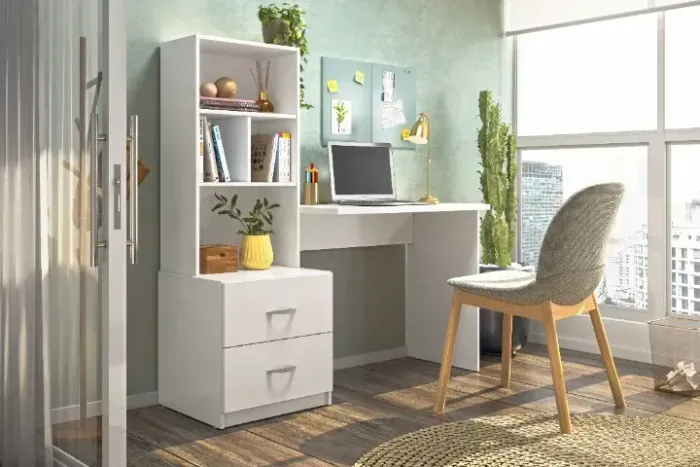 Mesa de Computador - Escrivaninha / Escritório / Estudo / Mesinha com Nicho