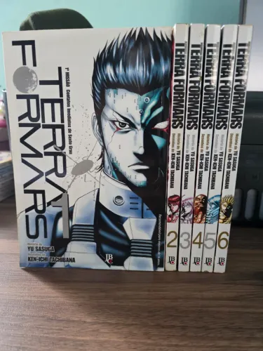 Mangá Terra Formars Vol. 1 ao 6 - Bom Estado!
