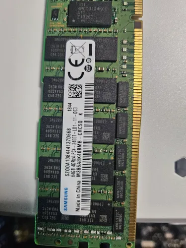 Memória Servidor 64GB DDR4 2400MHz ECC LRDIMM Samsung M386A8K40BMB - Para Servidor Xeon