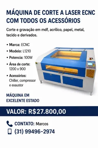 Máquina de corte a laser ECNC