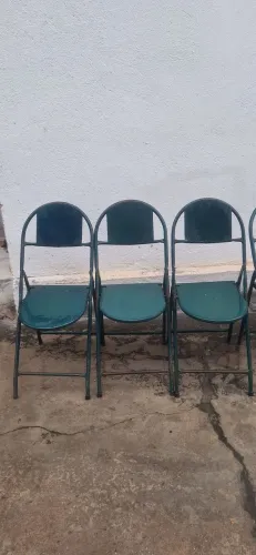 Cadeira de ferro para bar dobrável 
