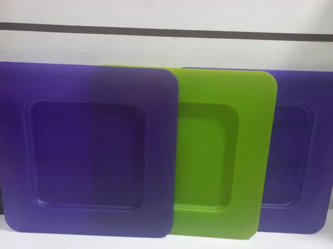 3 bandejas quadrada