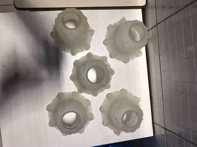 5Tulipas de vidro para luminárias abajús ventilador de teto etc.