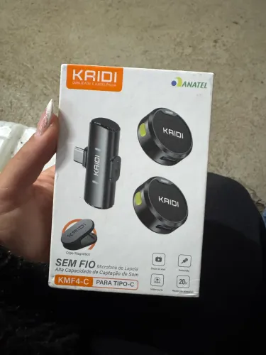 Microfone Sem Fio Kaidi