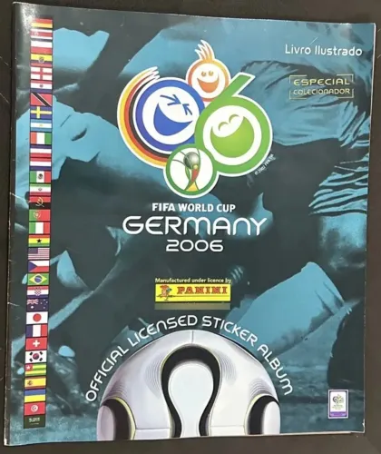 Álbum Copa 2006 90% Completo - Faltam 59 Figurinhas