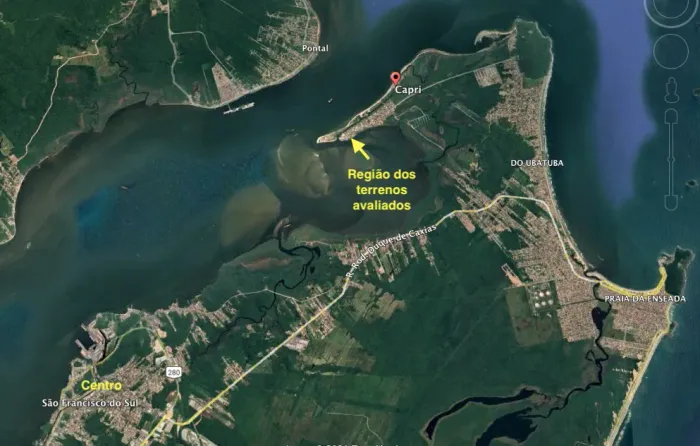 TERRENO no UBATUBA com 0 quartos para VENDA, 2142 m²