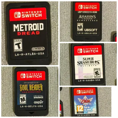 Lote 5 jogos de Nintendo switch