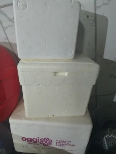 Caixas de isopor