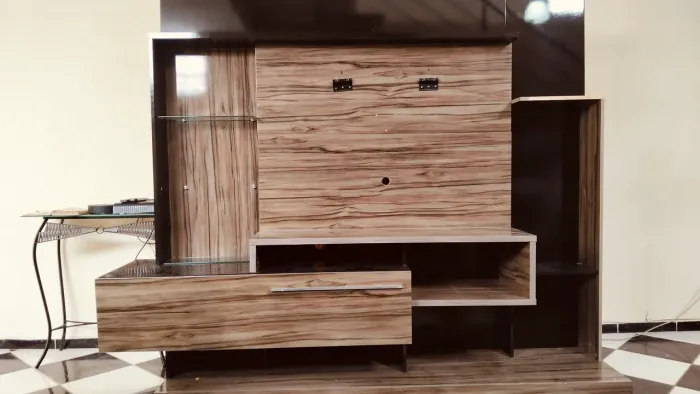 Rack com painel para TV