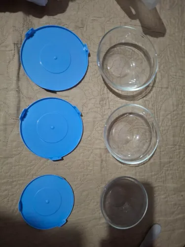 Conjunto Potes de Vidro
