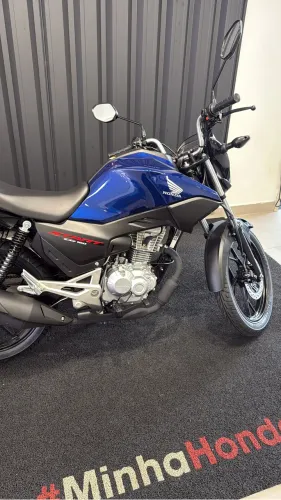 HONDA CG START 160 AZUL TOP BAIXÍSSIMO KM