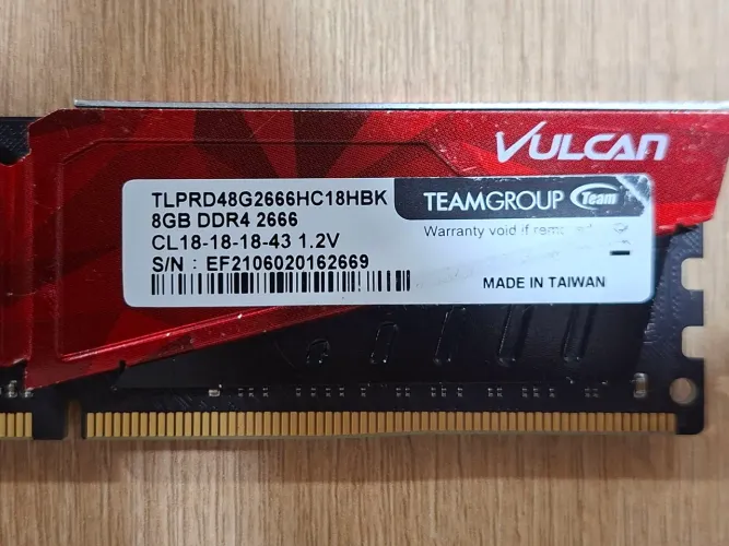 Memória RAM DDR4 8GB Pichau Vulcan
