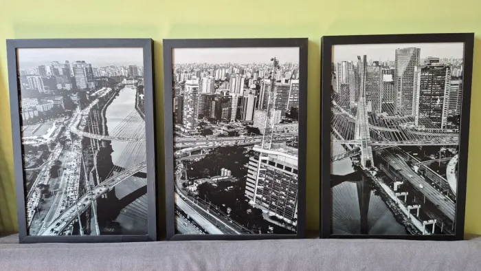 Trio Quadros Decorativos