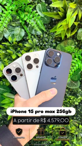 iPhone 15 pro max com garantia