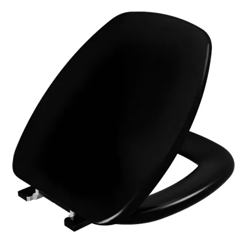 Assento Almofadado Astra Tampa Vaso Thema Preto Incepa