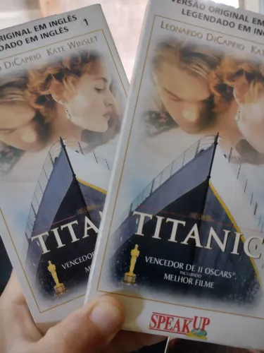 Titanic, Noiva em fuga, O casamento do meu melhor amigo, etc VHS