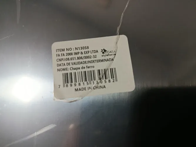 5 bandeja de Inox 30 cm 10 largura