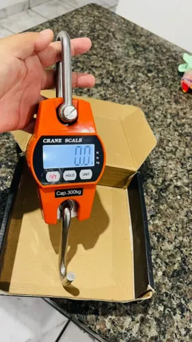 Balança Digital De Gancho Portátil Pesca Mercado Porco Ferragem 300kg