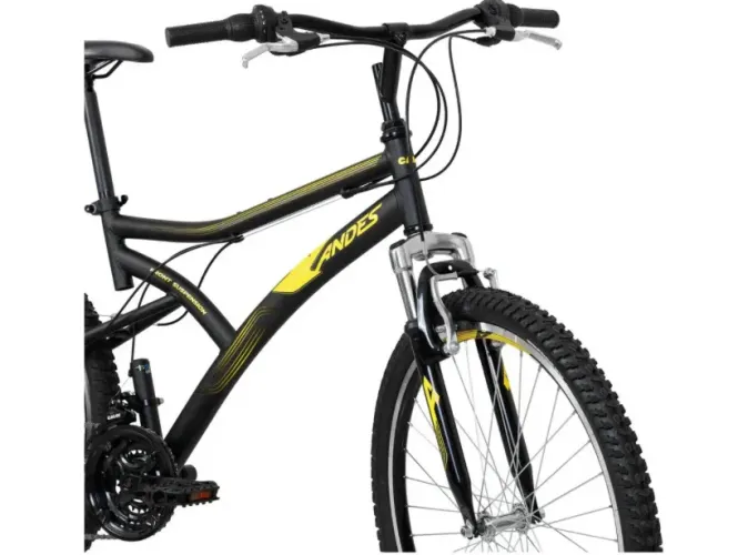 Bicicleta Aro 26" Caloi Andes Freio V-Brake 21 Marchas 