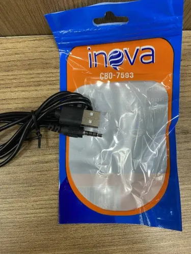 Cabo USB Para Auxiliar P2 1,5 metros - Entrega Grátis