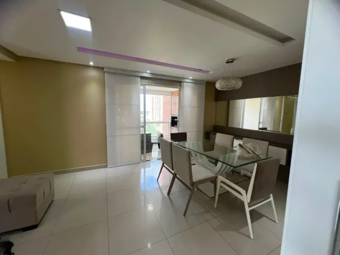 MUNDI RISORT, MOBILIADO, 3 QTOS, 106m2, VARANDA C/ CHURRASQUEIRA