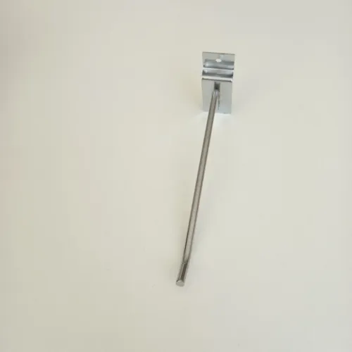 Kit 45 Ganchos 15 cm Cromado para Painel Canaletado