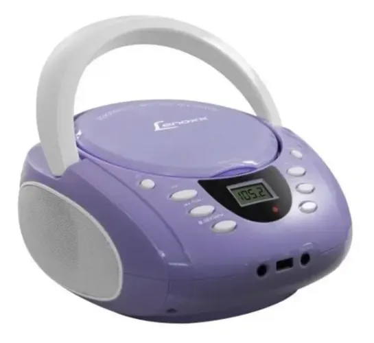 CD Player rádio lenoxx lavanda