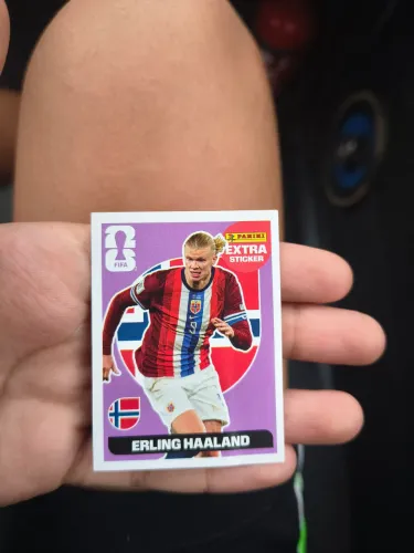 Figurinhas legends copa do mundo 2026. (Haaland e Son Bordo)
