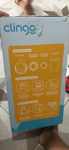 Lixeira Mágica Anti-Odor Clingo 10L
