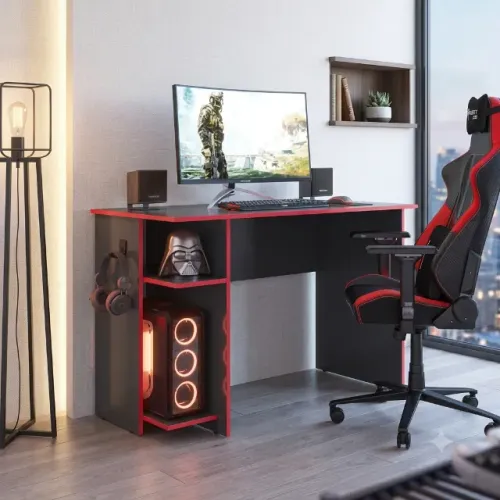 MESA PARA ESCRITORIO GAMER QMOVI EM 2 CORES - MONTAGEM E ENTREGA GRATÍS