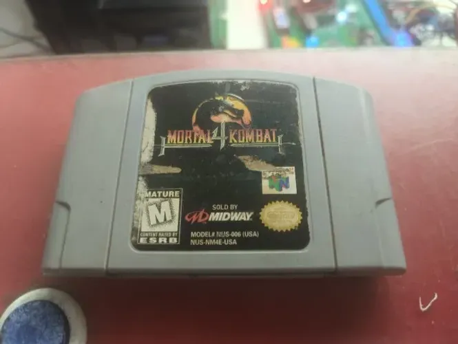 cartucho nintendo 64 Mortal kombat 4 original