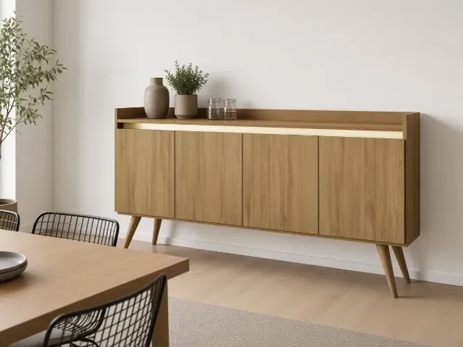 Buffet Gold 4 Portas 1,60m (NOVO A PRONTA ENTREGA)