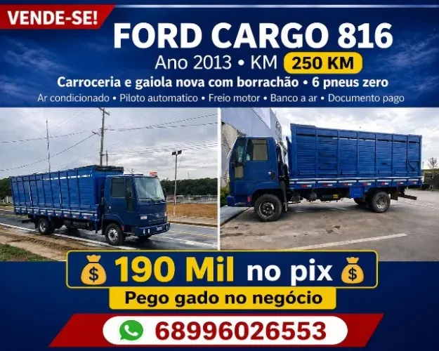 Caminhão Ford cargo 816