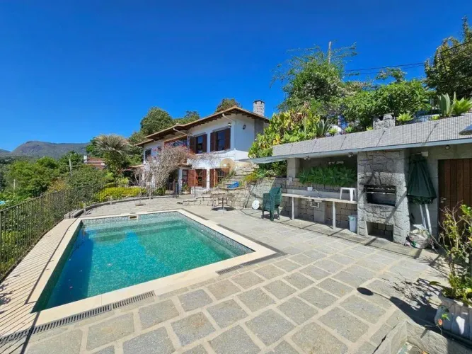 Casa em Condomínio para Venda em Teresópolis, Parque do Imbui, 6 dormitórios, 3 suítes, 7