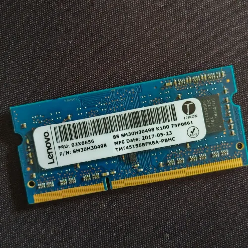 Memória ram de notebook ddr3 1,35v 1600mhz 4gb