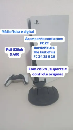PS5 VENDO OU TROCO