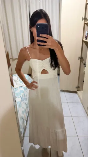 Vestido Farm Linho