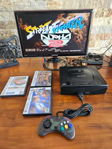Sega Saturn Americano Desbloqueado